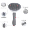 Pet Dog Brush Cat Comb Self Cleaning Pet Hair Remover Brush For Dogs Cats Grooming Tools Pets Dematting Comb Dogs Accessories - Image 6