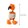 Funny Bird Shaped Plush Squeak Chew Ropes Toy - Interactive Dog Toys for Small & Large Pets - Image 4