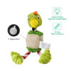 Funny Bird Shaped Plush Squeak Chew Ropes Toy - Interactive Dog Toys for Small & Large Pets - Image 7