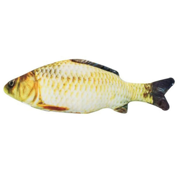 Interactive Electric Plush Fish Toy - Realistic Dancing USB Rechargeable Pet Chew Toy - Image 3