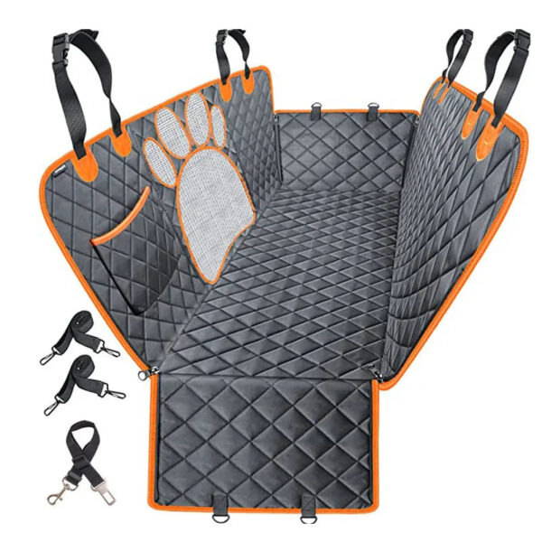Waterproof Oxford Car Back Seat Protector - Pet Mat Dog Hammock Car Seat Cover